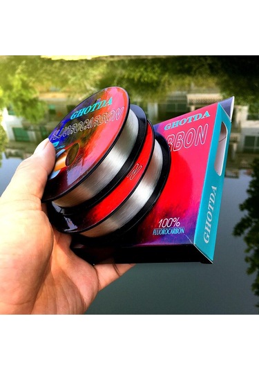 Ghotda 100% Flurokarbon Olta 0.6 -8.0 100m Süper Mukavemetli Oltalar Güçlü Aşınma Direnci