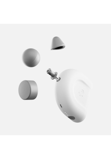 Unıden Mini Masaj Aleti Üçgen Modern Tasarım Masaj Tabancası Ar80 Beyaz