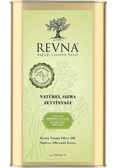 D.s.r.revna Kuzey Ege Erken Hasat Zeytinyağı 3 L