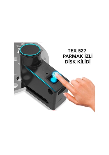Tex 527 Parmak İzli Disk Kilidi-73146