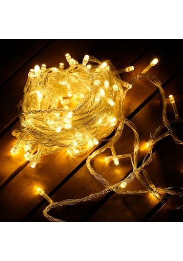 Ycl Yps-100 Gün Işığı Yılbaşı Süsü 10 Mt 100 Ledli 220 Volt Eklenebilir İç Mekan