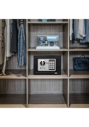 Elektronik Şifreli Para Kasası Çelik Otel Tipi Para Kasası 3Mm