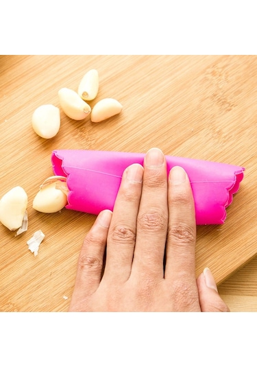 2 Adet Mutfak Sarımsak Pres Sarımsak Soyucu El Silikon Sarımsak Soyucu Zarar Vermez Yeşil , Boyut:yeşil Mavi