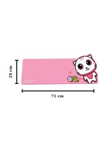 Sevimli Kedi Klavye Mouse Masaüstü Matı Nd-mat Klavye Mouse Pad