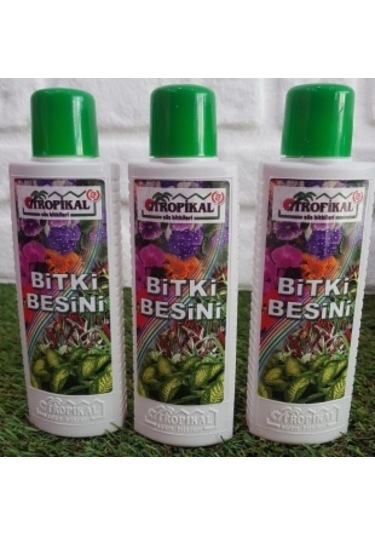 Bitki Besini 3 ADET 225 ml Tüm Bitkiler İçin Sıvı Bitki Besini