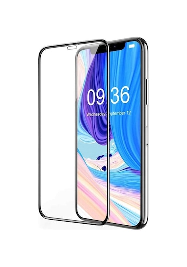 Apple Uyumlu iPhone 11, Pro Ve Max 5D Tam Kaplayan Ekran Koruyucu Kırıl