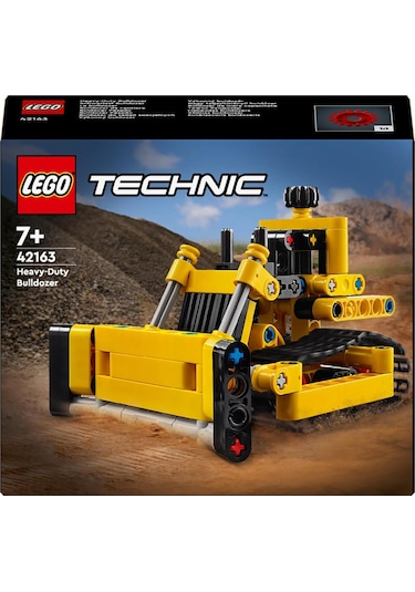 LEGO® Technic Ağır İş Buldozeri 42163 7+ İnşaat Aracı İçeren Yaratıcı Oyuncak Yapım Seti - 195 Parça