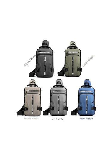 Haoshuai Hs1100-13 Omuz Çantası - Gri Standart