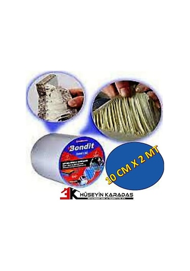 Bondit Çatı Izolasyon Ses Su Yalıtım Tamir Bandı Çamur Bandı2 M X 10 CM (503371366)