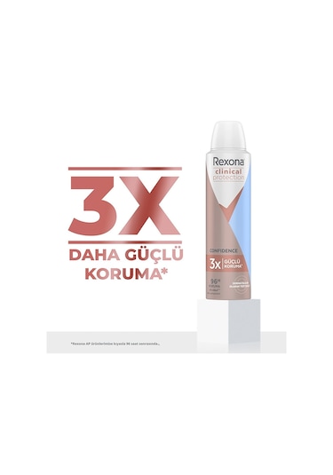 Rexona Clinical Protection Confidence Kadın Sprey Deodorant 150 ML