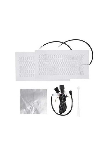 Ulzyvf Yastık Ve Suofeng Sıcaklık Pazly Motosiklet Modlu, Koltuk Karbon Isıtıcı İk İçin Fiber Araçlar 2 12v - Wi