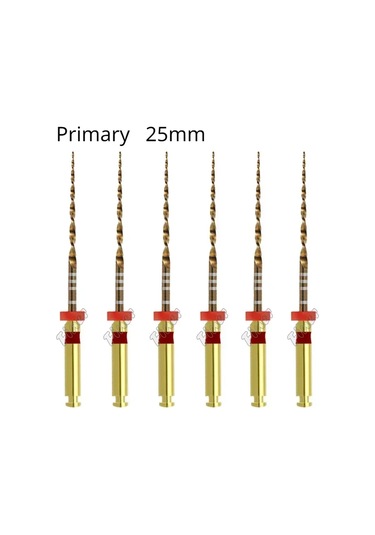 Diş Pistonlu Dalga Altın Endo Bir Dosya Endomotor Kök Kanal Hazırlama Endodontik İçin Döner Endodontik Dosyaları Kırmızı