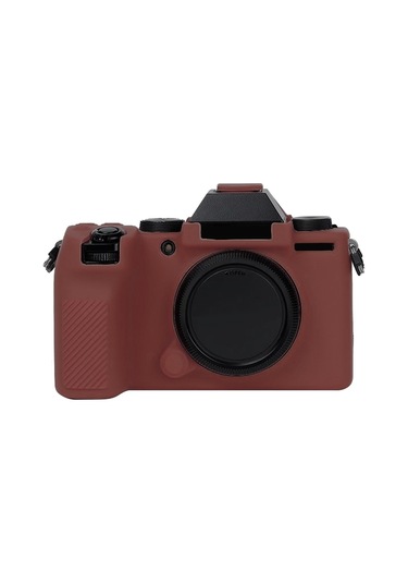 Fujıfılm X-s10 Kahve İçin Yumuşak Silikon Koruyucu Kılıf Diğer