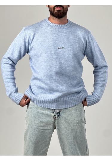 Basic Mavi Erkek Sweatshirt Coc1017 Mavi