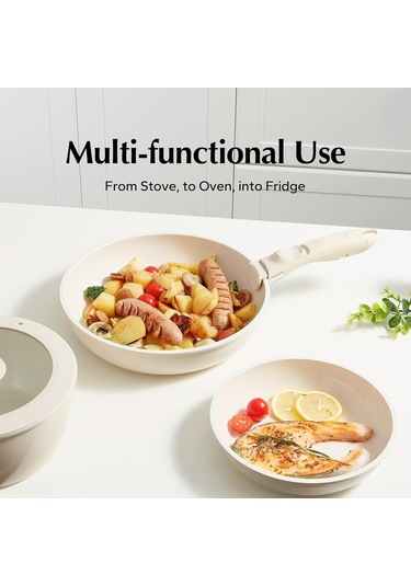 Ximistore9 Küchengeräte İçin Evrensel Ayırılabilir Sap, Silikon Anti-skayma Tutuş, Kolay Kurulum, Kamp Ve Depolama İçin Uygun Beyaz