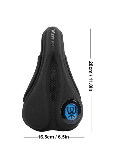 Flybuy Yumuşak Yol Yastığı Sürüş Sele Renkli Rahat Pedi Koltuk Koltuk Kaymaz Kapağı Kapağı Jel Ekipmanları Dağ Çok Bisikleti Bisikleti Bisiklet Bisiklet Aksesuarları Wj Çok Renkli