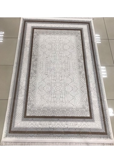 Padişah Halı Santo 77771 070 Serisi Akrilik Salon Oturma Yatak Odası Halısı Kahve