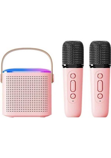 Novahub Taşınabilir Kablosuz Mikrofonlu Karaoke Hoparlör - Rgb Işıklı, Bluetooth 5.3, 10 Saat Çalışma, 108 Karakter Destekli