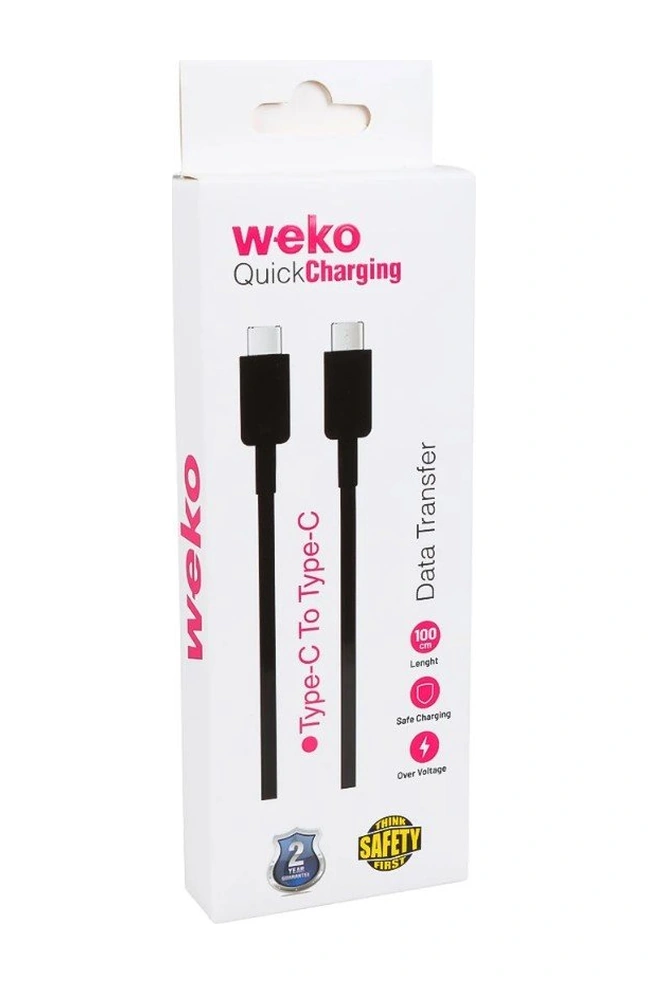 Weko Wk-26526 Type-c To Type-c 5 Amper Telefon Şarj Kablosu
