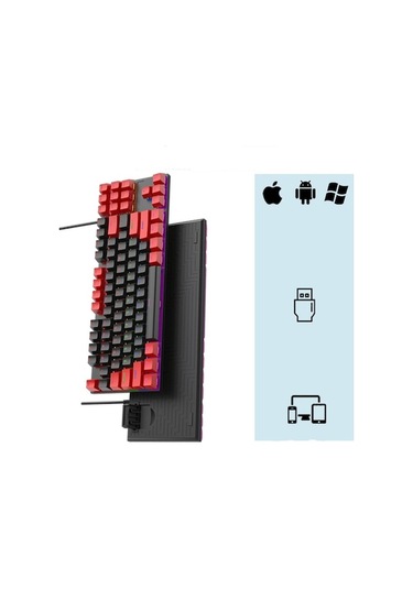 Fastbuy Kırmızı Anahtarlı Kablolu Mekanik Klavye