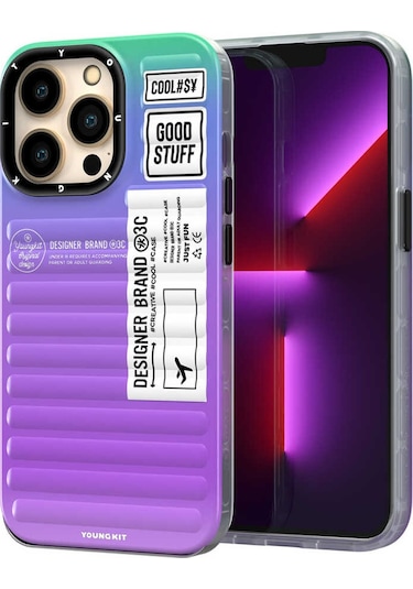 Youngkit iPhone Uyumlu 13 Pro Max Kılıf YoungKit The Secret Color Serisi Kapak ZORE-267438