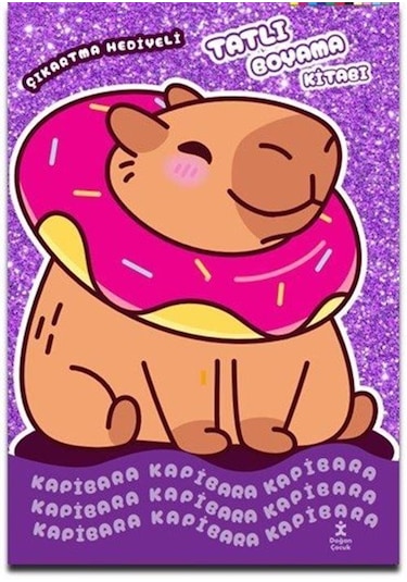 Kapibara - Tatlı Boyama Kitabı