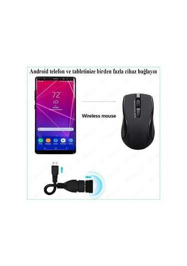 Cep Telefonu Tablet için Micro USB OTG Çevirici Data Kablosu
