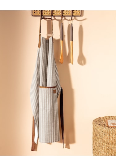 Madame Coco Juste Mutfak Önlüğü 1konlk0009 Mutfak Önlüğü-gri