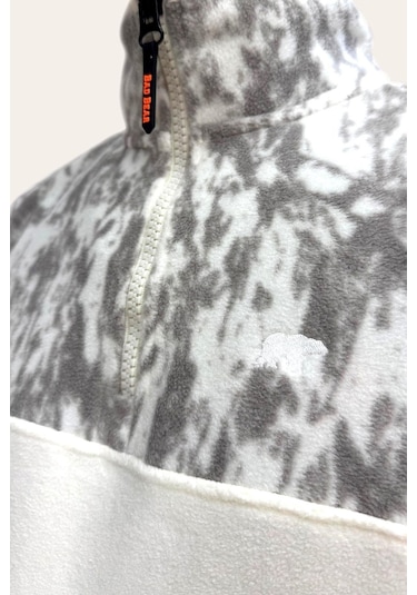 Bad Bear Erkek Marshmallow Too Much Half Zıp 25.02.12.031-c108 Beyaz