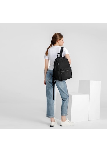 Nano Metalik Kumaş Kadın Sırt Çantası Smart Bags 3086 K.Gri