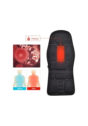 Ambition Araba Isıtma Masaj Minderi Ev Araba Çift Kullanımlı