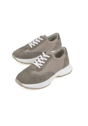 Ziya, Kadın Hakiki Deri Sneaker 1531050z26501005k Vizon 1531050z26501005k 310 VIZON