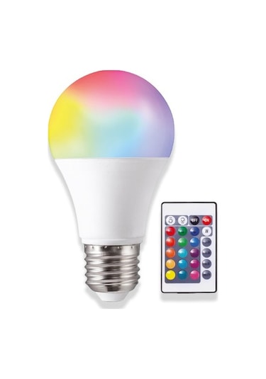 9W Rgb LED Ampul Kumandalı