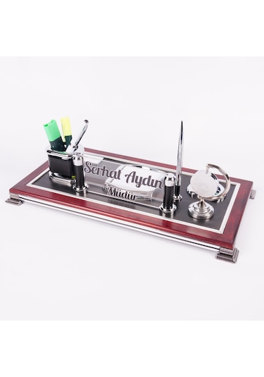 Venedik Masa İsimliği Ofis Masaüstü İsimlik Seti