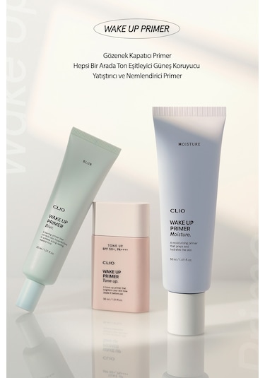Uzun Süre Kalıcı Ton Eşitleyici Görünüm Sunan Makyaj Bazı Clio Wake Up Primer Tone Up
