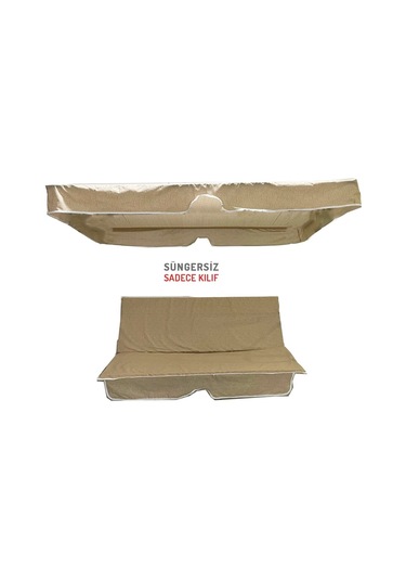 Salıncak Minder Kılıf Takımı(Süngersiz)2 Kişilik Minder-Cappuccin (532721093)