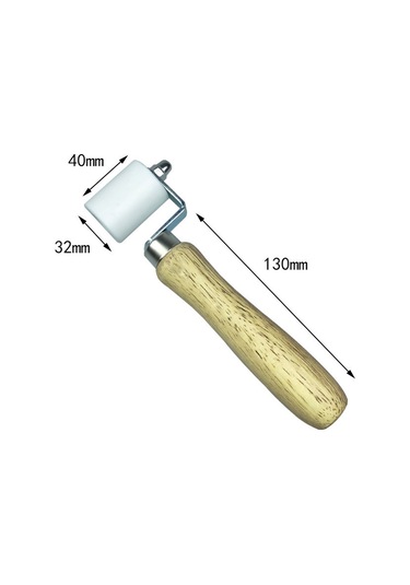 Xiyyadms 40mm Geniş Kırmızı Silikon Baskı Rulmanı - Su Geçirmez Membranlar İçin Isı Dayanıklı Kaynak Aleti Parçası