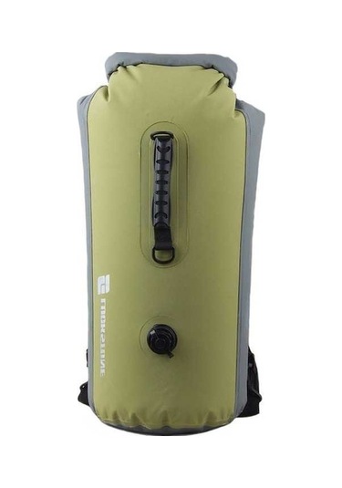 Artfulabode Yeşil Tote Şişme Sırt Çantası 35l - Su Geçirmez Drifting Çantası, Rafting Ve Kuru Kova İçin Yeşil