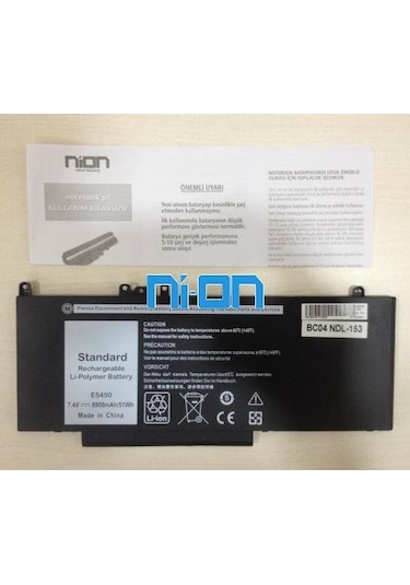 Nion Dell G5m10 Uyumlu Notebook Batarya - Pil