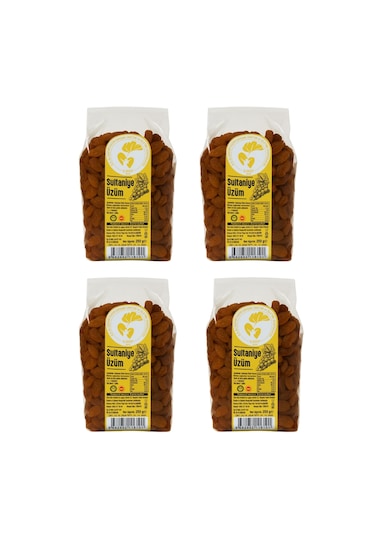 Sultaniye Kuru Üzüm 250 Gr Dört Adet