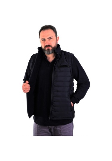 Eser - Dar Ray Polarlı Mikro Yelek - Lacivert