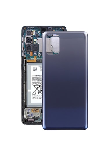 Cbtx Samsung Galaxy Uyumlu M31s 5g Sm-m317f Pil Arka Kapağı Mavi