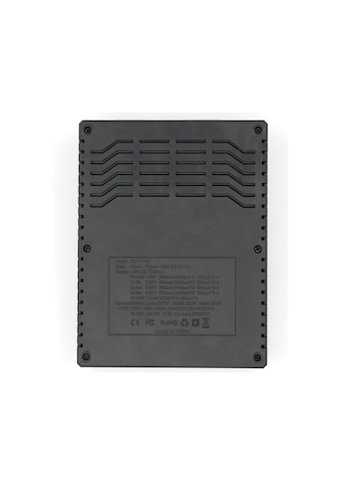 Sringsun Çok İşlevli Pil Şarj Cihazı 18650 Lityum İyon Pil Nikel Metal Hidrit Nikel Kadmiyum Aa Aaa 9v Pil Şarj Cihazı Lcd