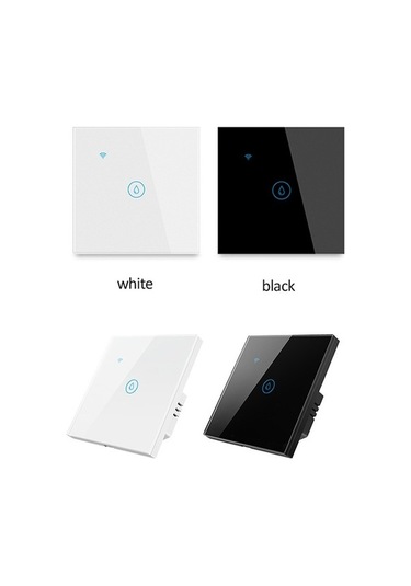 Pazly Wıfı 20a Siyah Su Isıtıcı Anahtarı, Yüksek Güç, Zaman & Ses Kontrolü, Ab Tak, Uygun Ev İçin