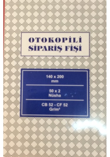 Otokopili Sipariş Fişi Makbuzu Altınyıldız