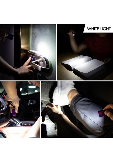 Wezone "uv Kırmızı Işık Mini El Feneri - Şarj Edilebilir, Su Geçirmez, Kamp Ve Acil Durumlar İçin" Çok Renkli