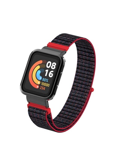 Xiaomi Redmi Watch Mi Watch Lite Uyumlu Krd-61 Hasır Kordon Lofy No6