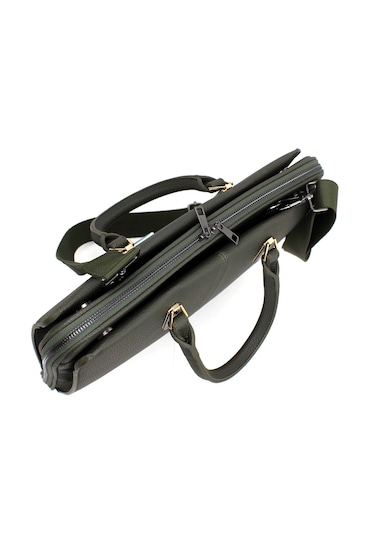 Kadın Haki Renk İpad Notebook 13 & 14 İnç Laptop Ve Evrak Çantası Haki