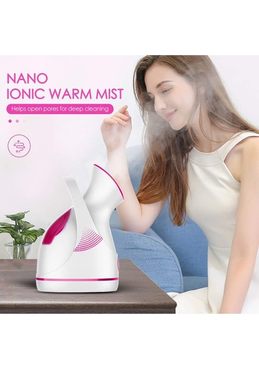 Hfambition Pembe Renkli Taşınabilir Yüz Buharlaştırıcı - Hızlı Başlangıç, Cilt Bakımı Ve Nemlendirme İçin İdeal