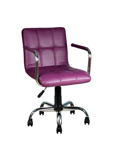 Mobilyakeyfi Bürocci Carla Çalışma Koltuğu-Mor Deri-9503D0124